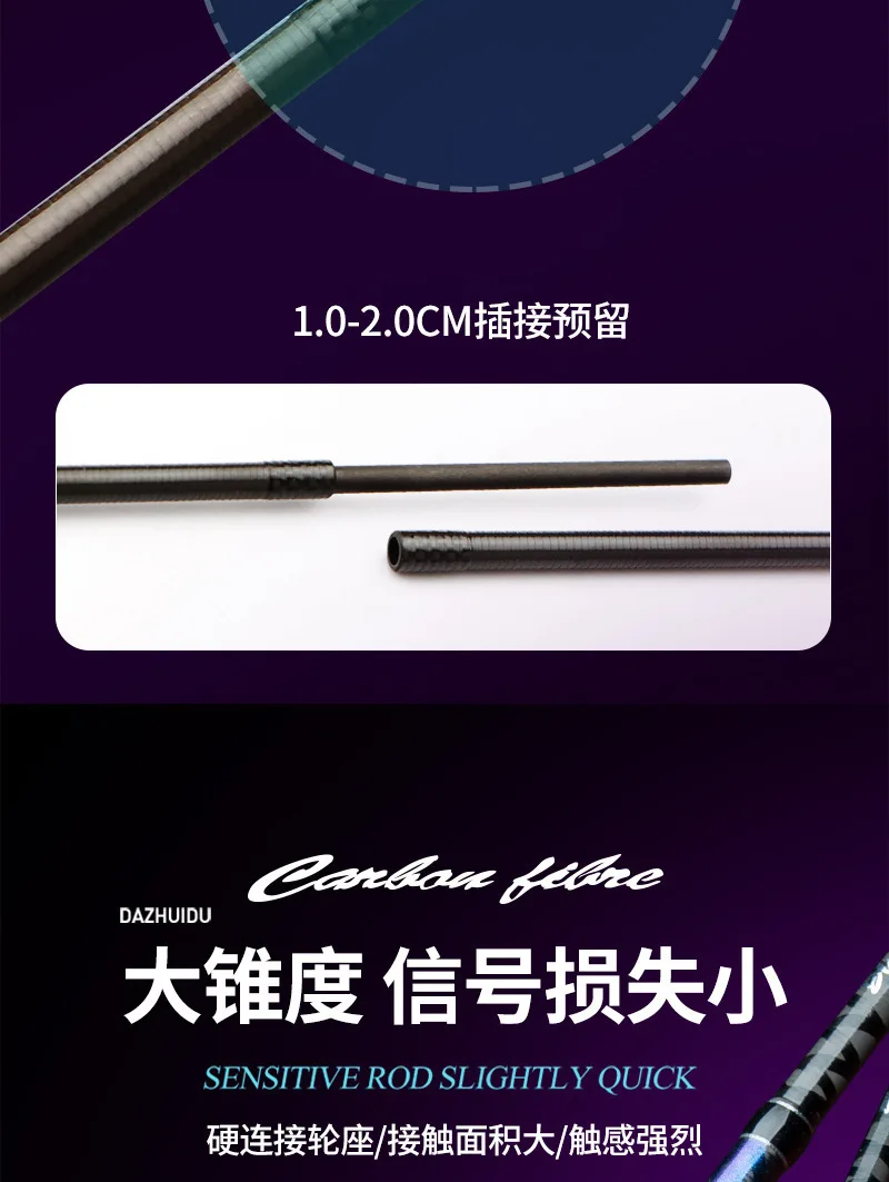 Demon Hunter Black Leopard Second Generation Carbon Fishing Rod - view 14