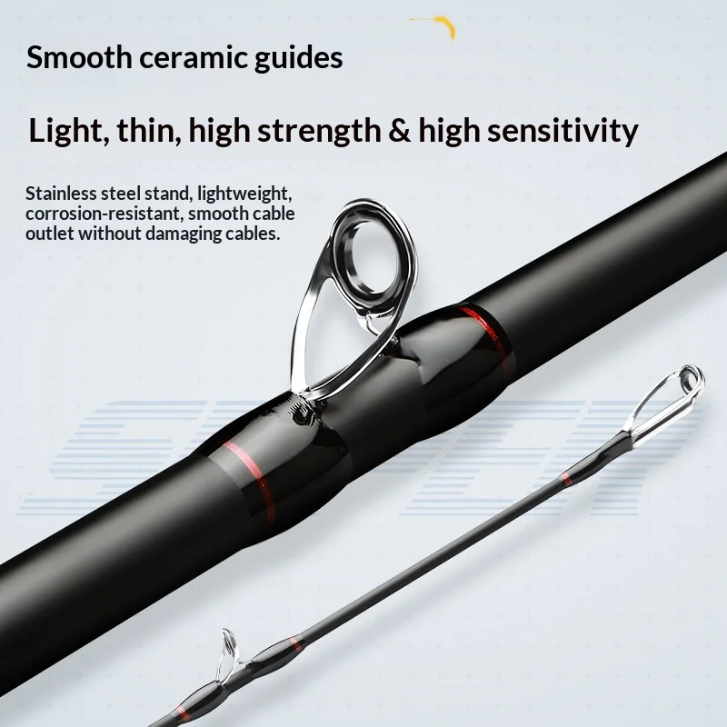 Carbon XXH Light Hard Weight Thunderbolt Carbon Fishing Rod - view 3