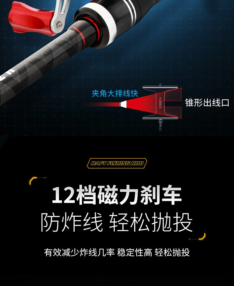 Carbon XXH Light Hard Weight Thunderbolt Carbon Fishing Rod - view 10