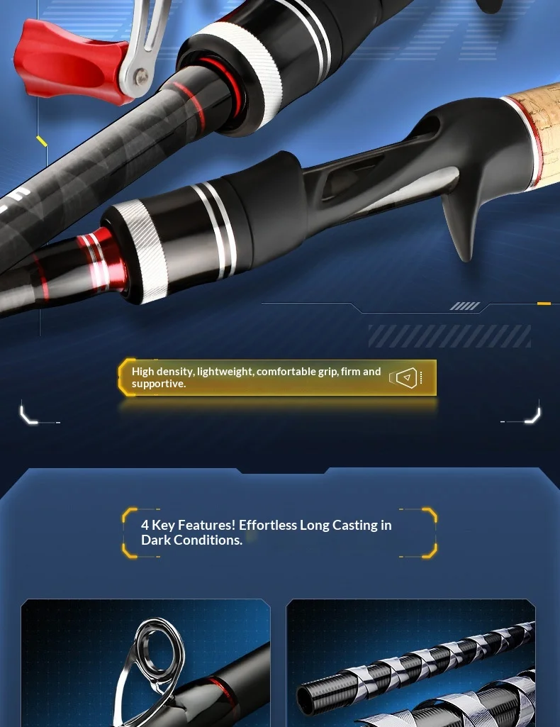 Carbon XXH Light Hard Weight Thunderbolt Carbon Fishing Rod - view 14