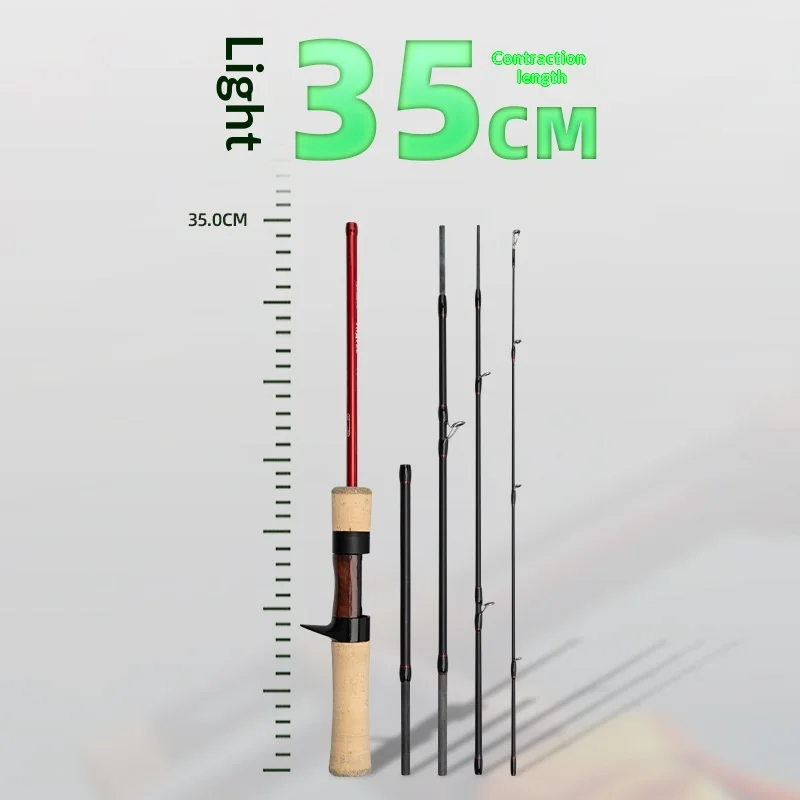Fishing Fans New Multi section Portable Carbon Fishing Rod - view 2