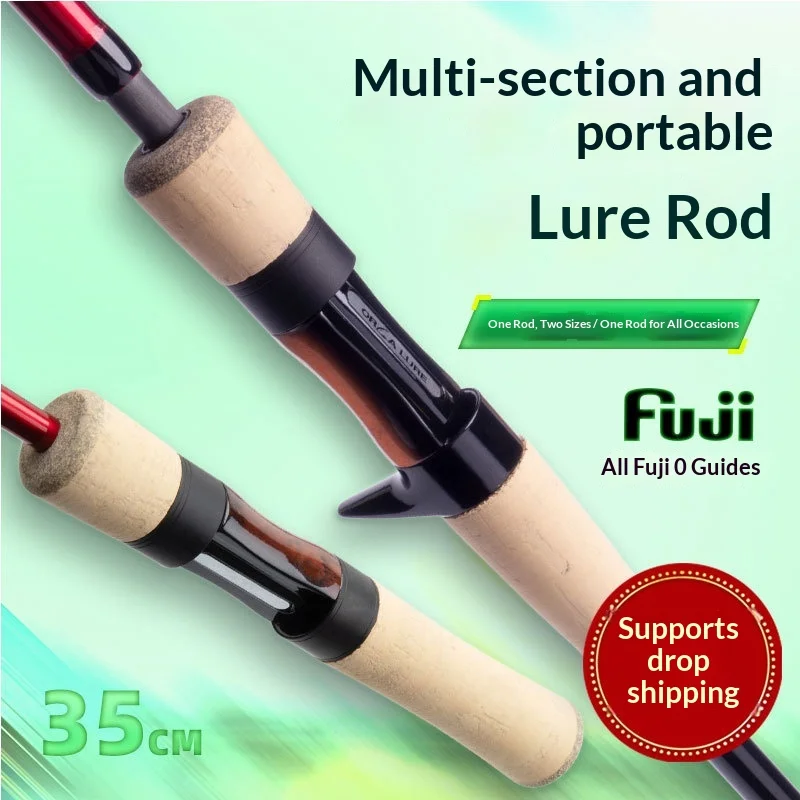 Fishing Fans New Multi section Portable Carbon Fishing Rod - view 5