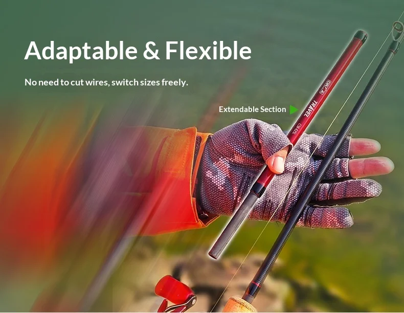 Fishing Fans New Multi section Portable Carbon Fishing Rod - view 6