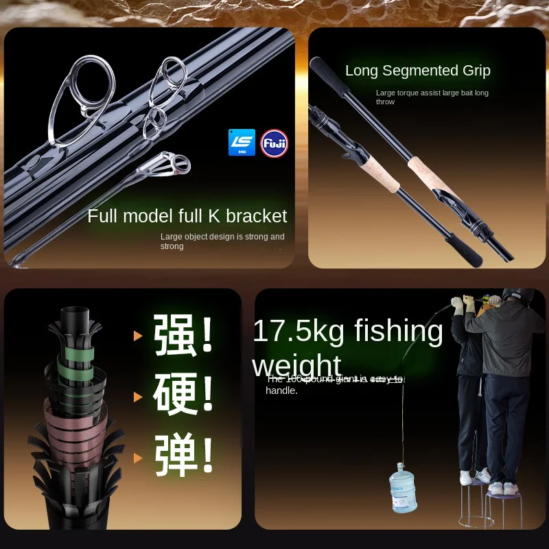 Fishing Fans Gold Version Australian Carre Carbon fishing rod - view 3