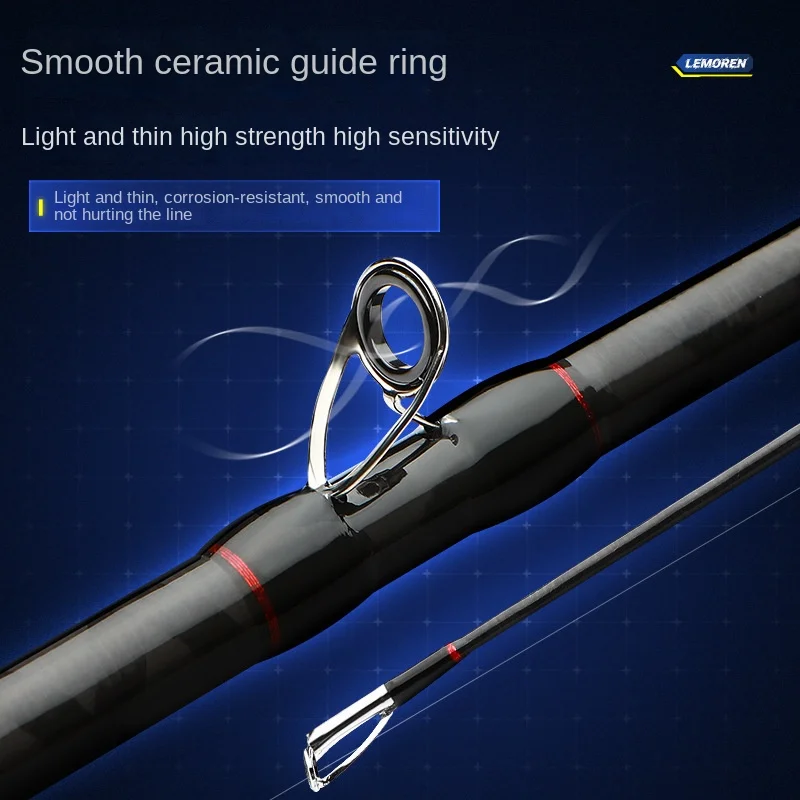 Ultra light Hard Carbon Heavy lightning Carbon fishing rod - view 3