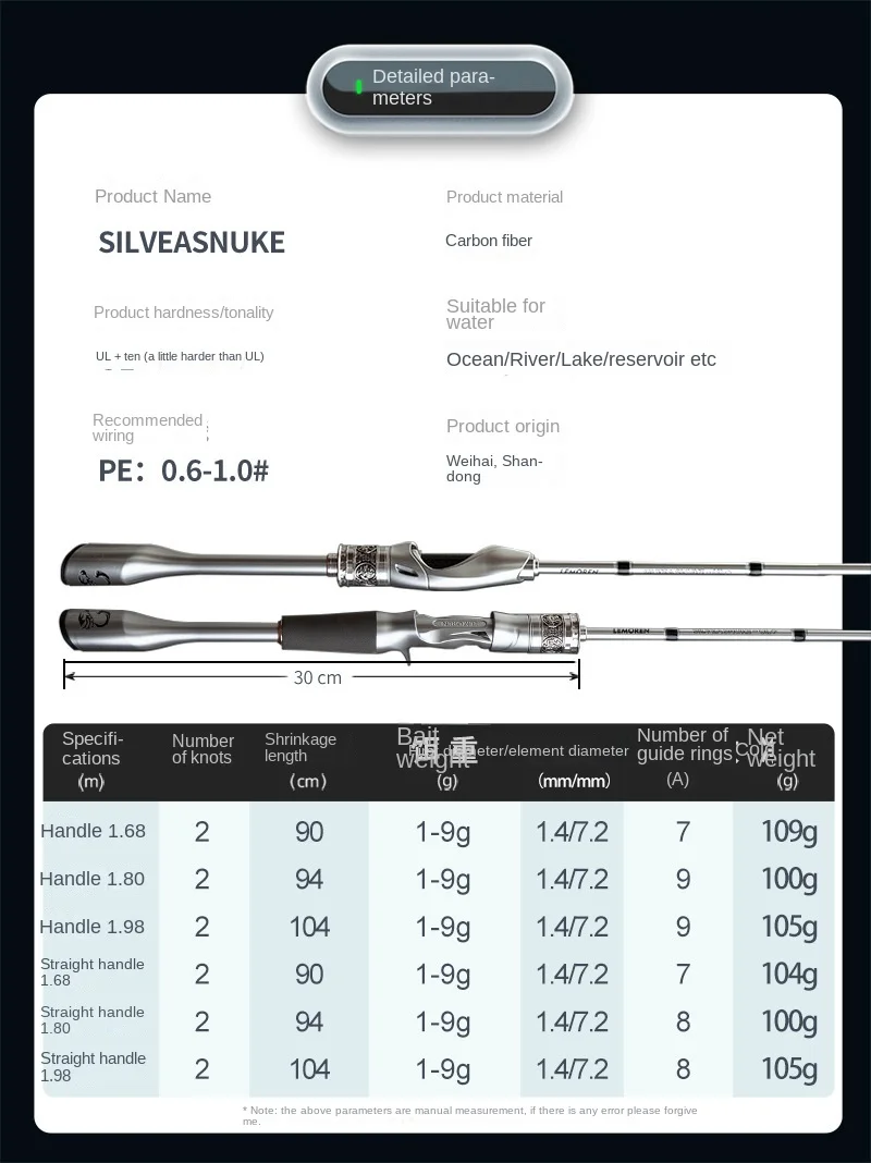 Demon Hunter Silver Snake for Micro Carbon Fishing Rod - view 17