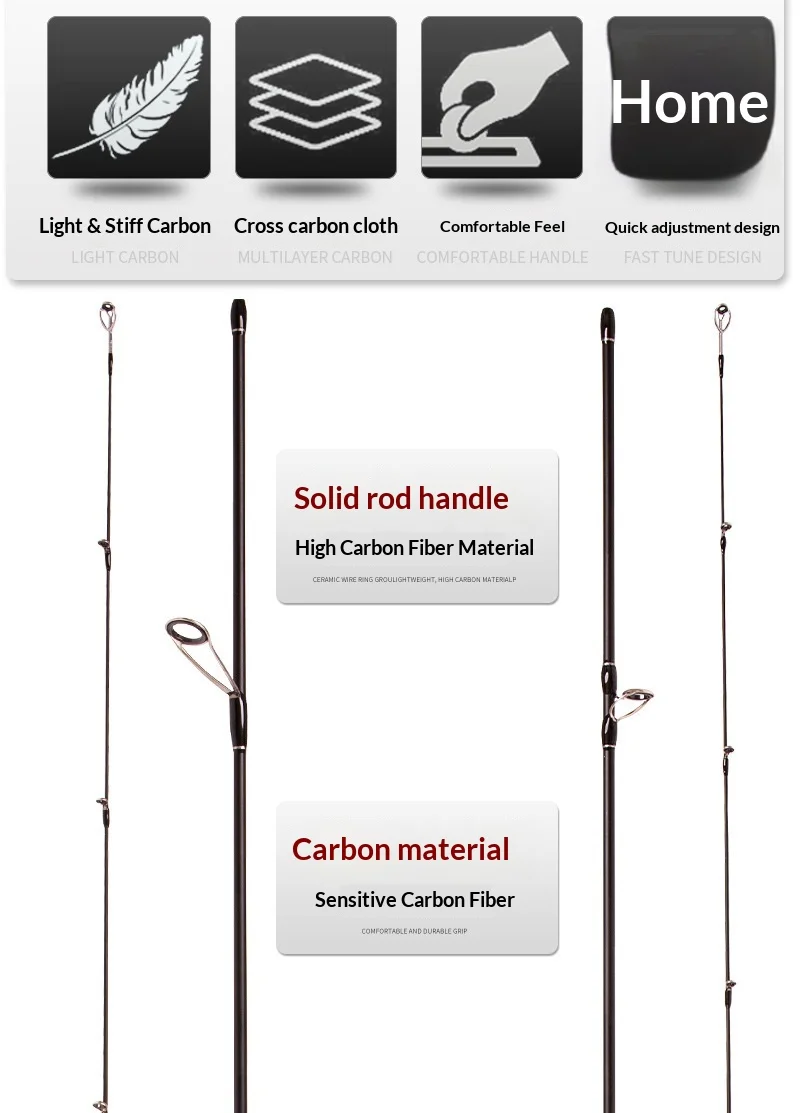 Magic Shadow Generation Carbon Horse Mouth Carbon fishing rod - view 12
