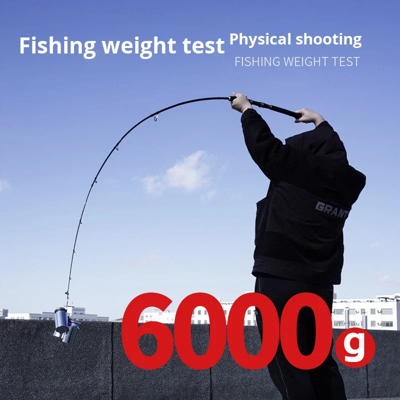 Multi Section Portable Carbon Fishing Rod Carbon Lure Rod - view 5