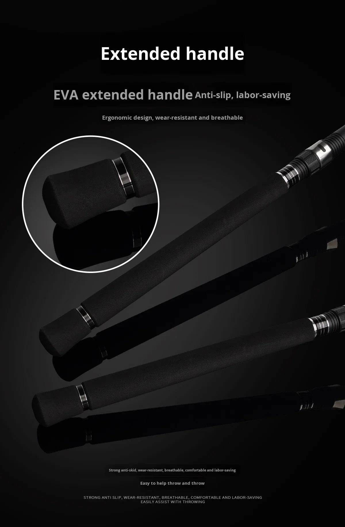 Multi Section Portable Carbon Fishing Rod Carbon Lure Rod - view 14