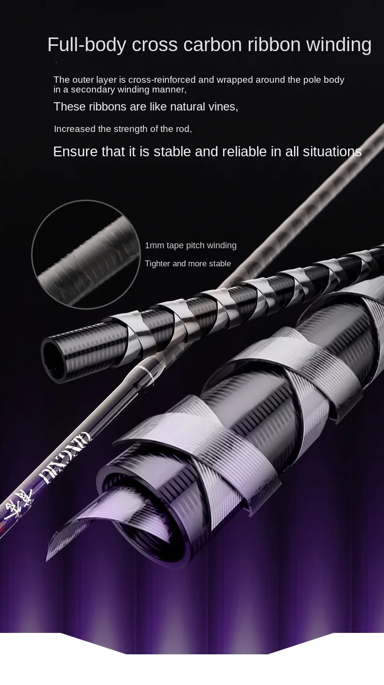 Qingxiu General Use Luya Pole Full Carbon Fishing Rod - view 14