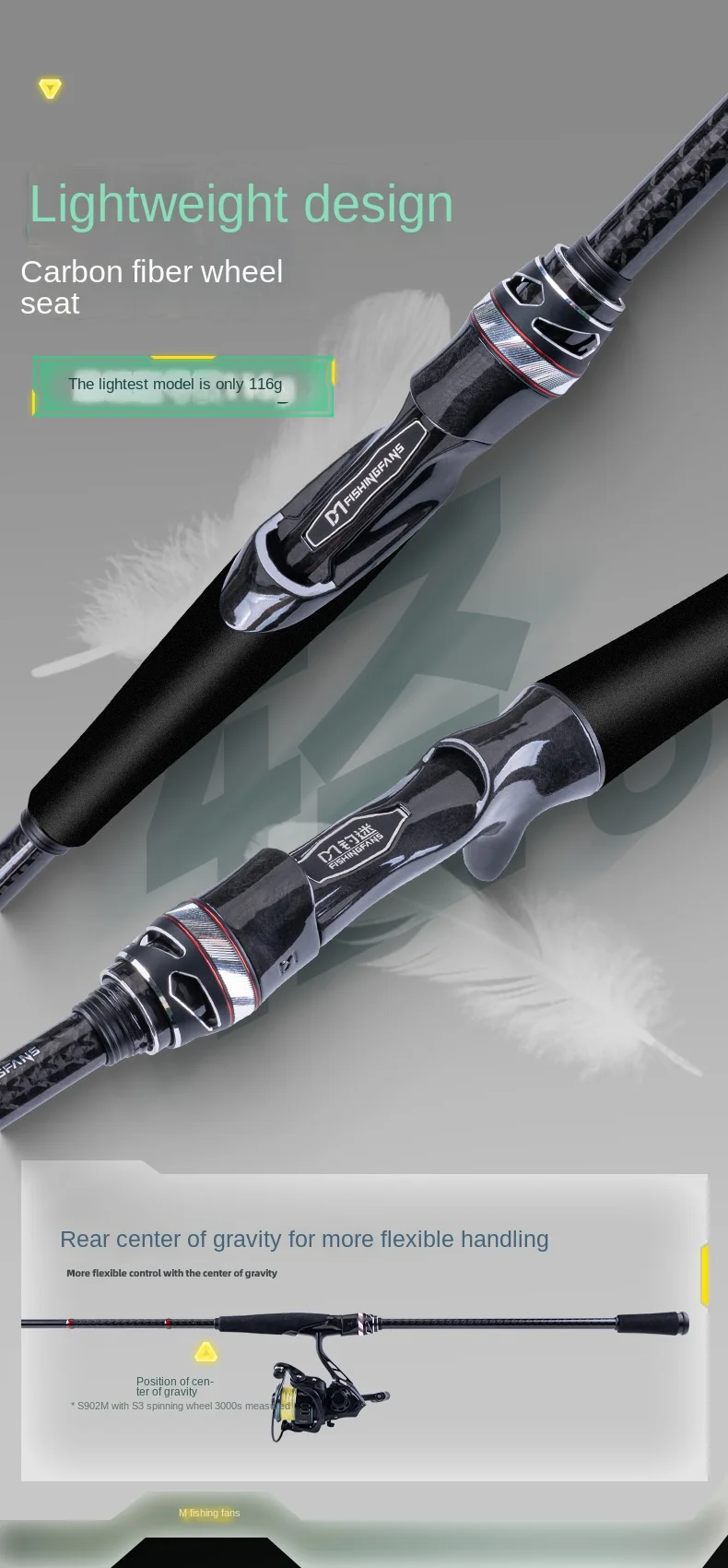 CHEERY Fishing Fan Lanxi 3 0 Carbon fishing rod - view 6