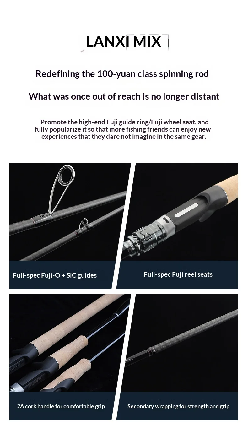 CHEERY Fuji O SIC Guide Ring Carbon fishing rod - view 6