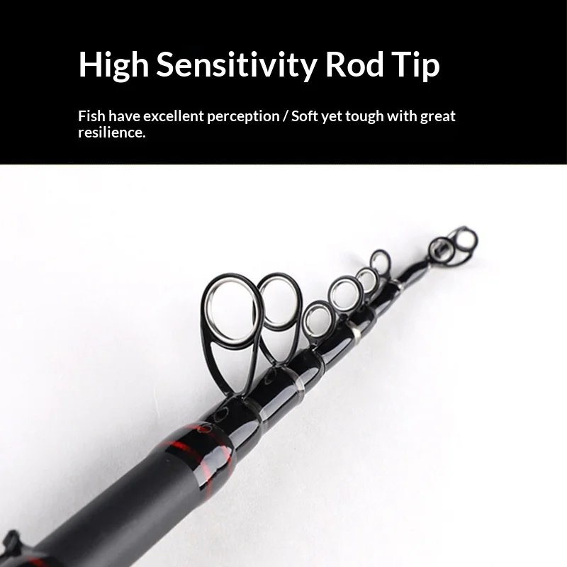 Vibration out Luya Telescopic H adjustable Carbon Fishing Rod - view 4