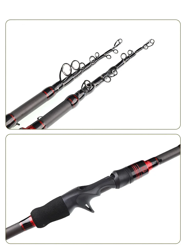Vibration out Luya Telescopic H adjustable Carbon Fishing Rod - view 7