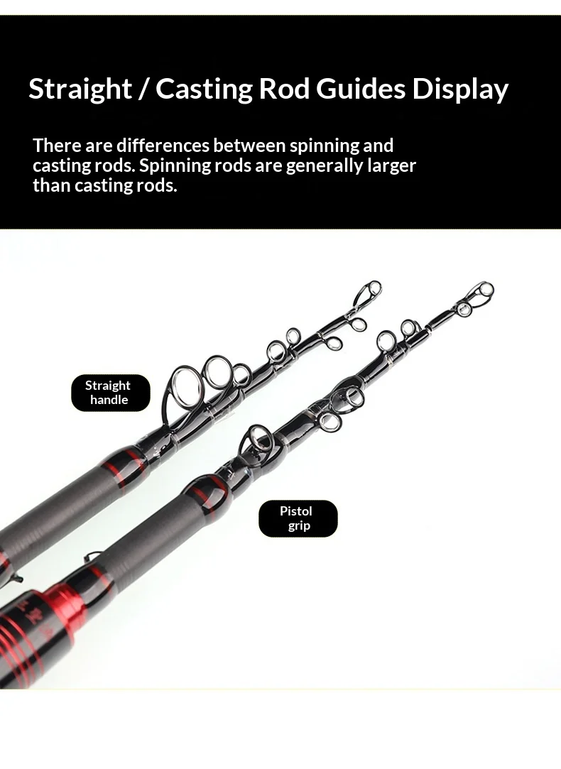 Vibration out Luya Telescopic H adjustable Carbon Fishing Rod - view 8