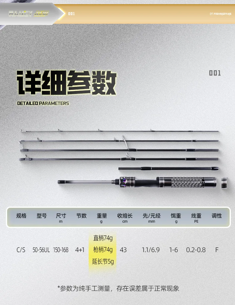 Fishing Fan Lanxi Armor Ultra Short Carbon fishing rod - view 13