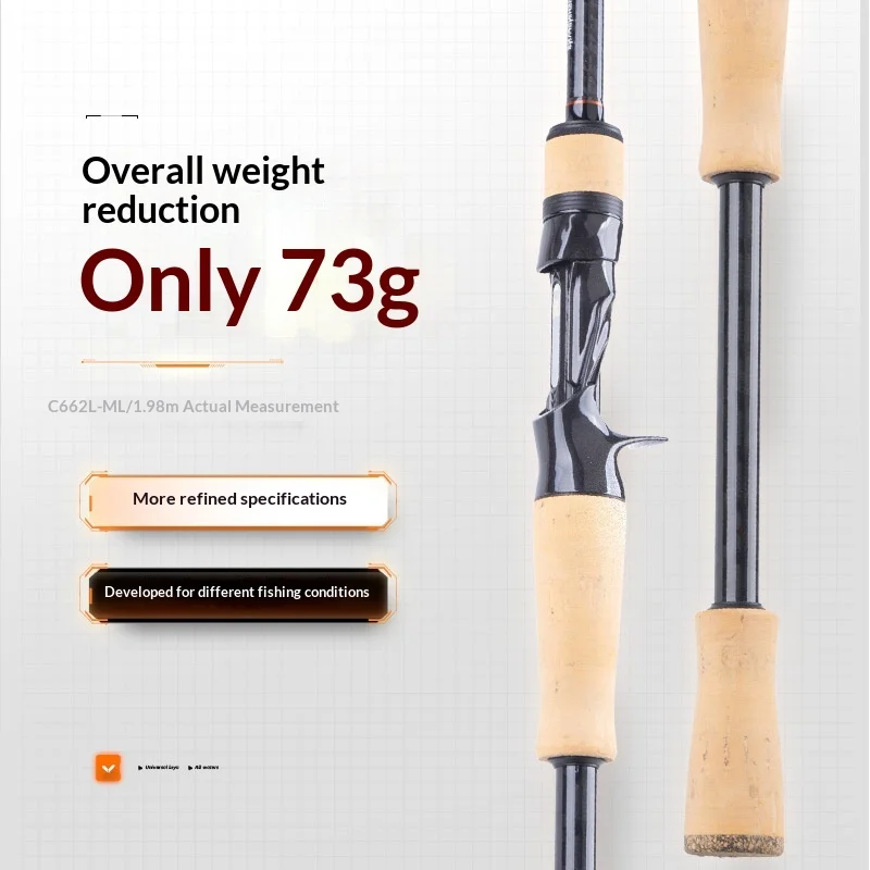 Fishing Rod Carbon 2 Piece Ultra Carbon Fishing Rod - view 4