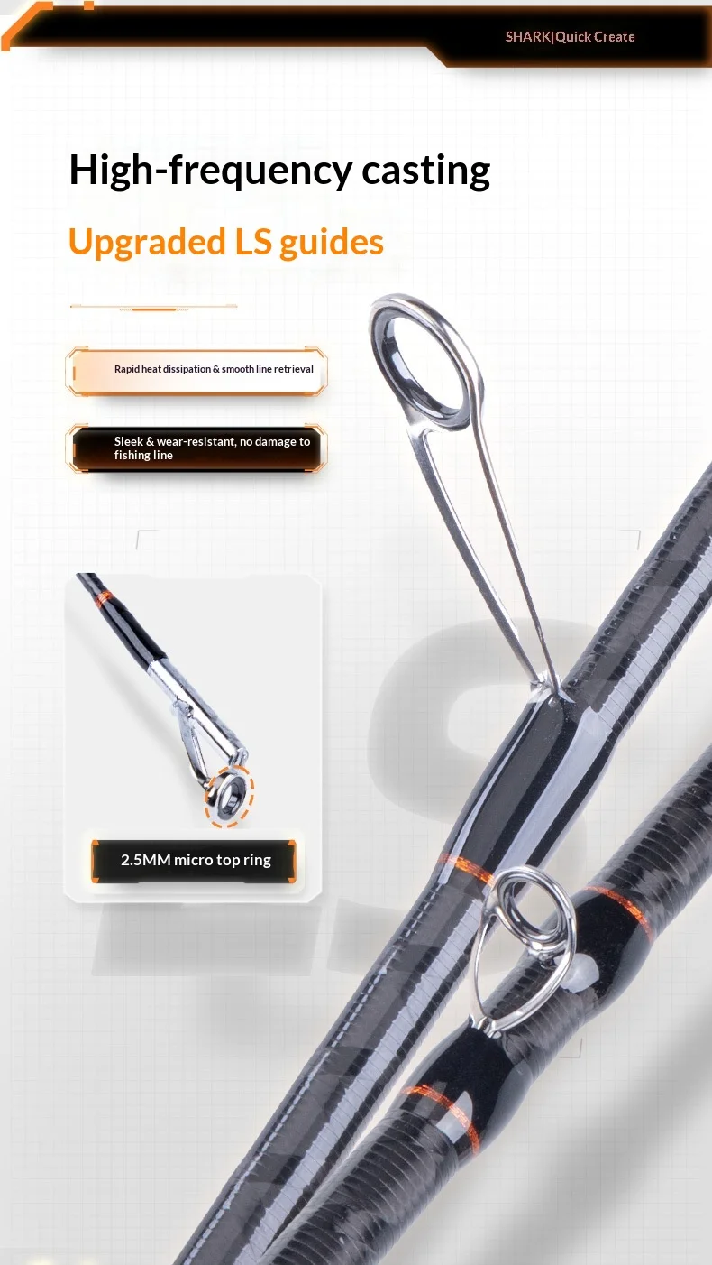 Fishing Rod Carbon 2 Piece Ultra Carbon Fishing Rod - view 15