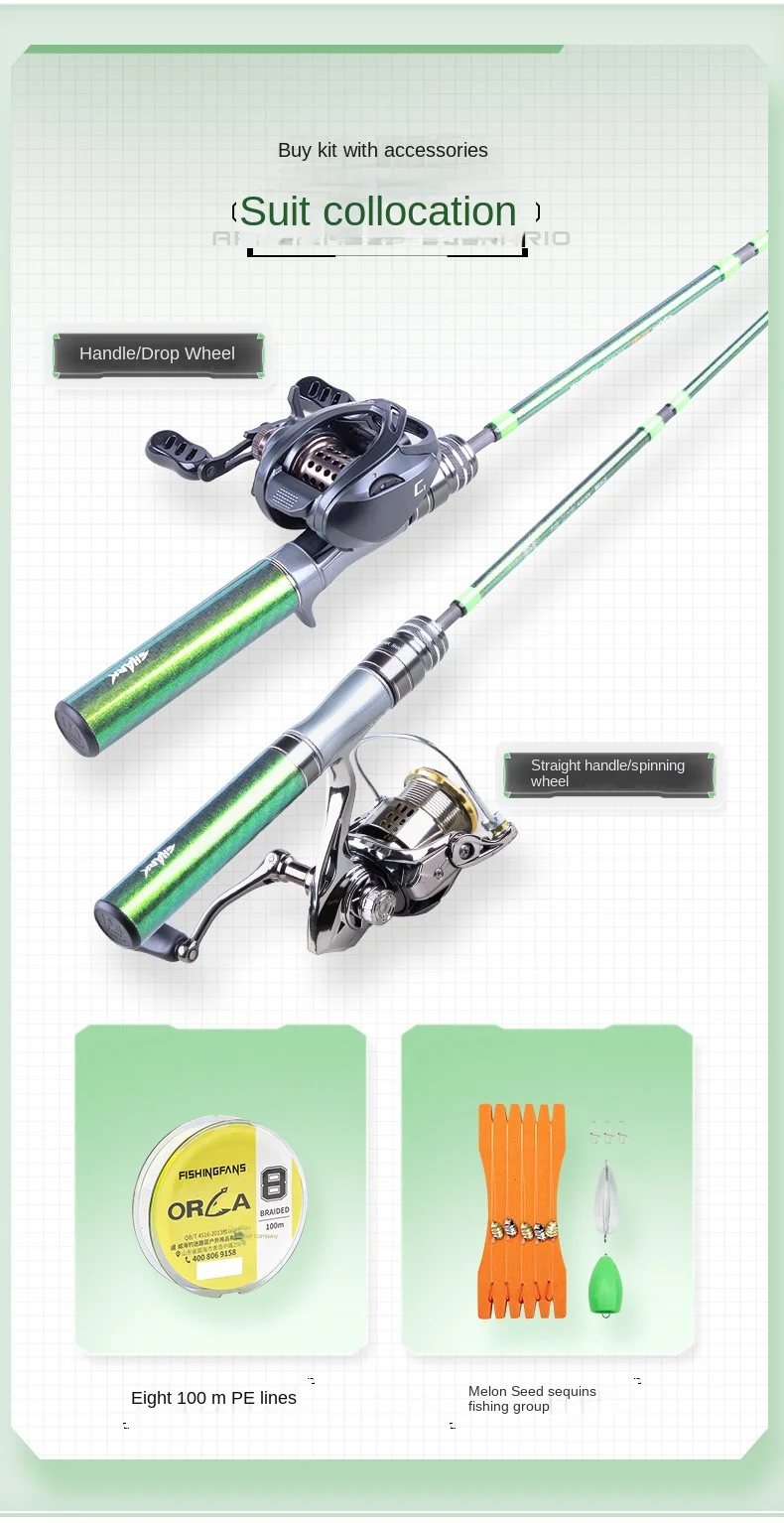 Fast Shark Fishing Fan Travel Road Various Fishing Rod - view 10