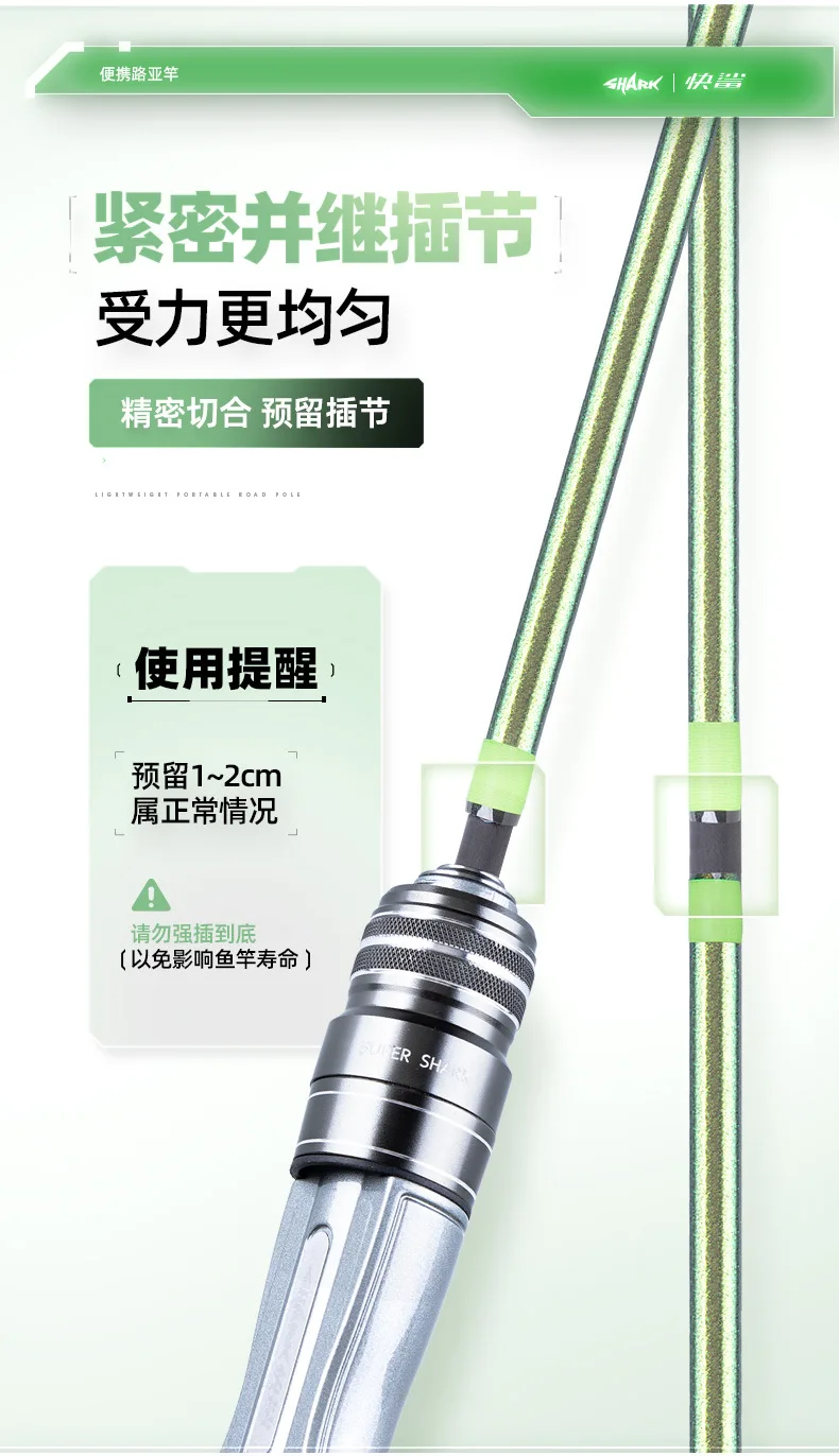 Fast Shark Fishing Fan Travel Road Various Fishing Rod - view 17