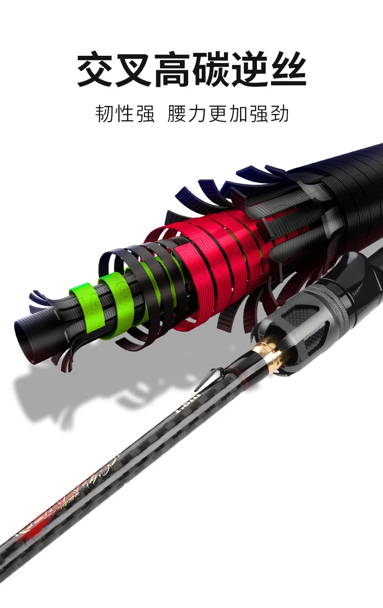 Carbon Luya Rod M ML MH Carbon Fishing Rod - view 13