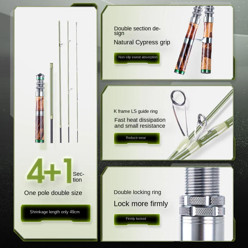 Fishing Fan Mu Qingchuan Travel Multi Carbon Rock Rod, ShrimpRod, Lure Rod, Competition Rod, Various, Carp Rod, Various, Various, Various, Various, Ice FishingRod, StreamRod, Various, Various, Boat / Raft Rod, Other - view 3