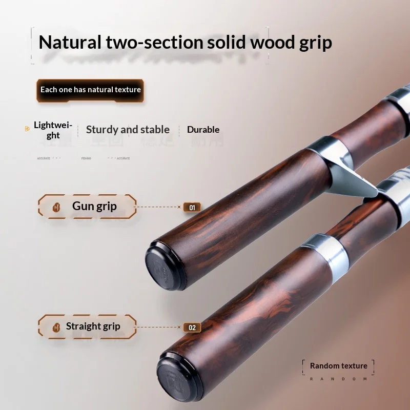 Portable Travel Carbon Fishing Rod with Carbon Fishing Rod - view 4