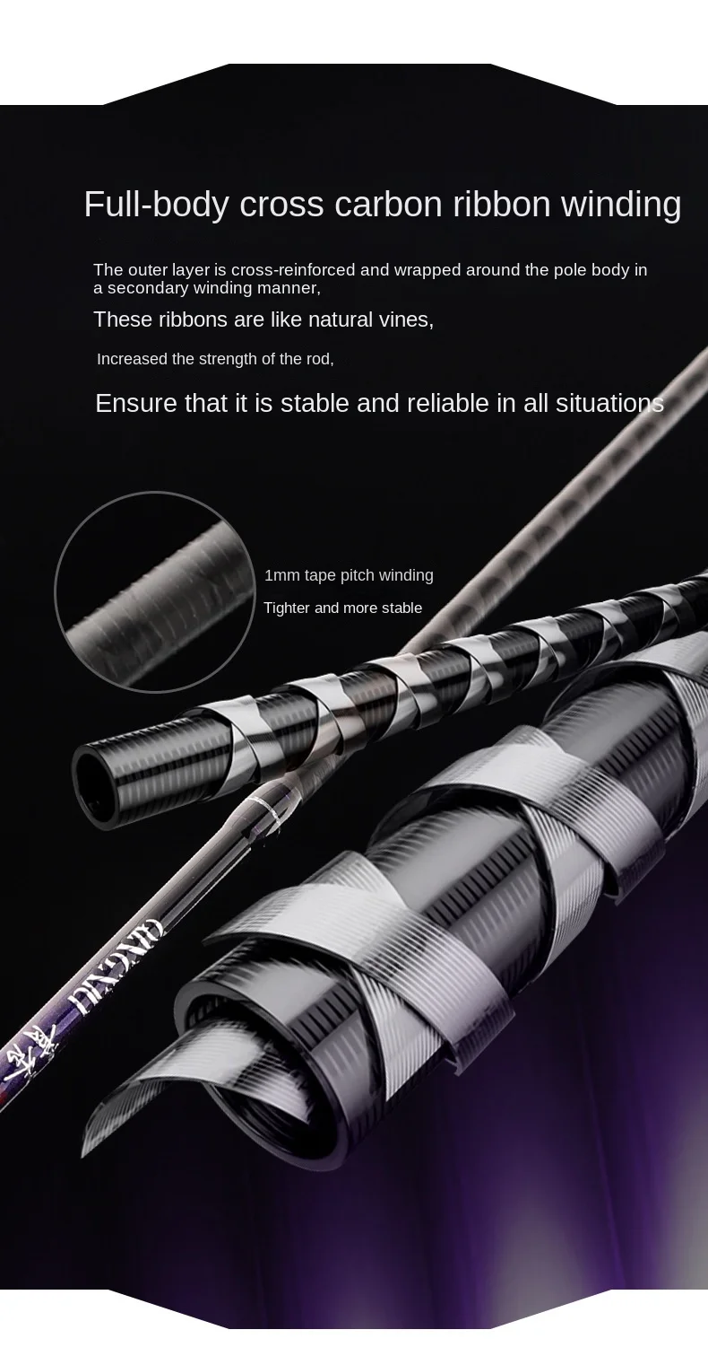 Qing Xiu Lei Qiang Lu Ya Carbon fishing rod - view 8