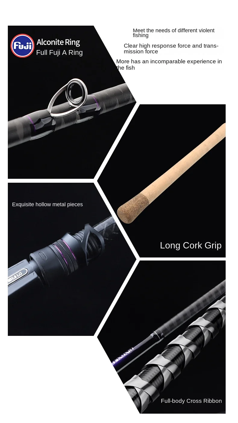 Qing Xiu Lei Qiang Lu Ya Carbon fishing rod - view 13