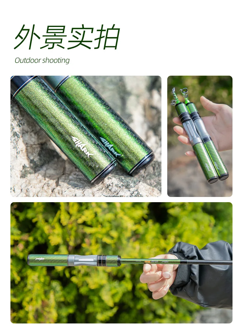 Fast Shark Mini Telescopic Ultra Short Carbon fishing rod - view 18