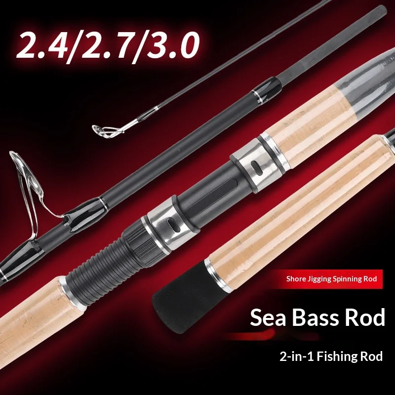 Shore Throwing Carbon Sea Perch Seabass Carbon Fishing Rod - view 2
