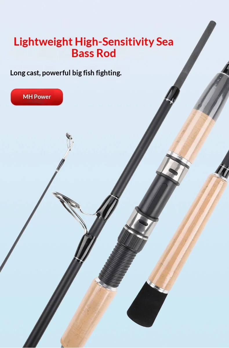 Shore Throwing Carbon Sea Perch Seabass Carbon Fishing Rod - view 14