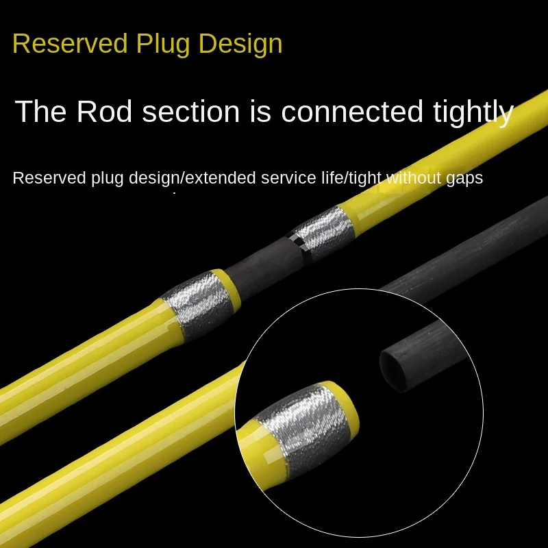 CHEERY Carbon 2 Piece Ginkgo Boat Carbon fishing rod - view 4