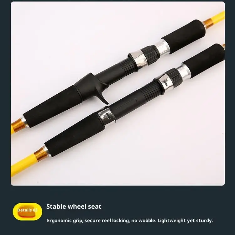 CHEERY Carbon 2 Piece Ginkgo Boat Carbon fishing rod - view 7