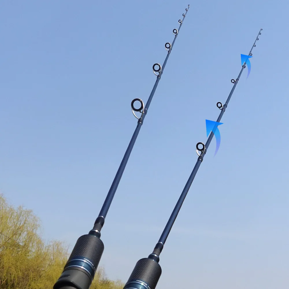 Slow Roll Offshore Boat Fishing Fuji Carbon Fishing Rod - view 4