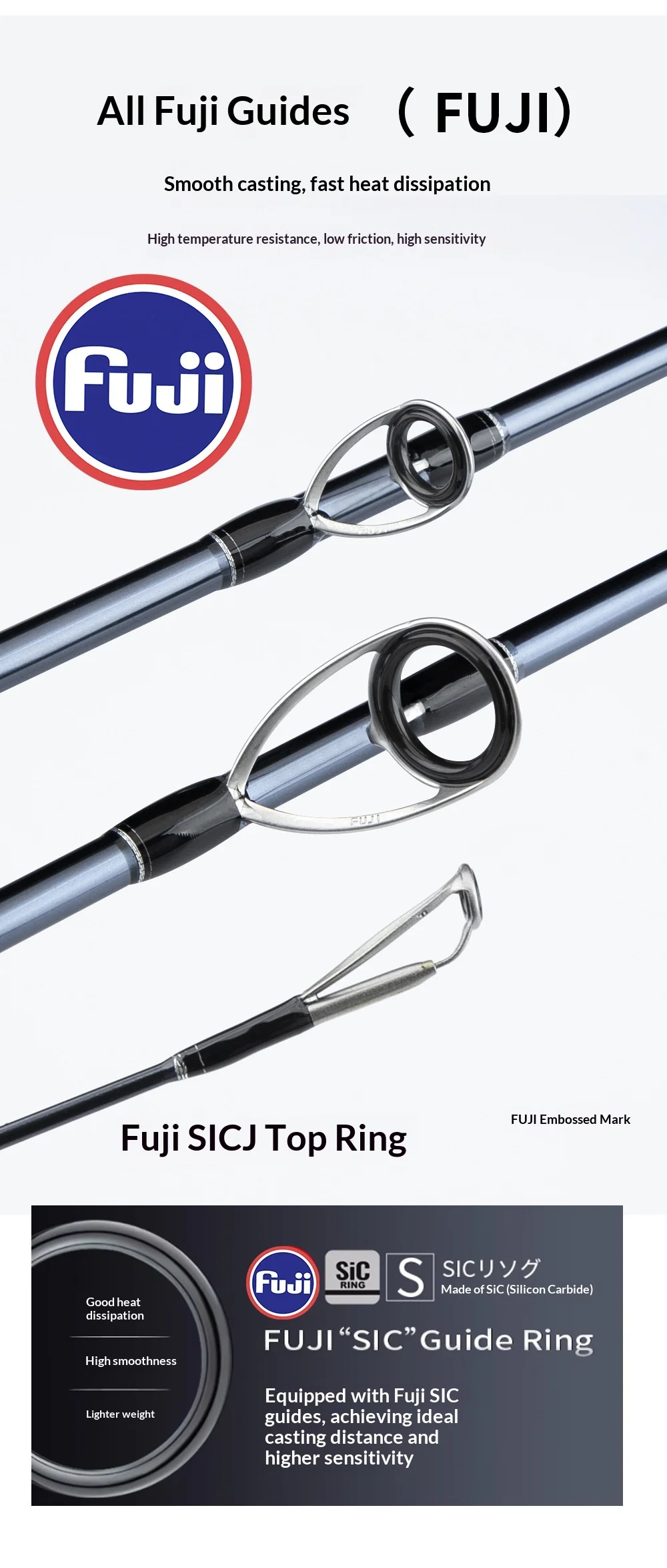 Slow Roll Offshore Boat Fishing Fuji Carbon Fishing Rod - view 9