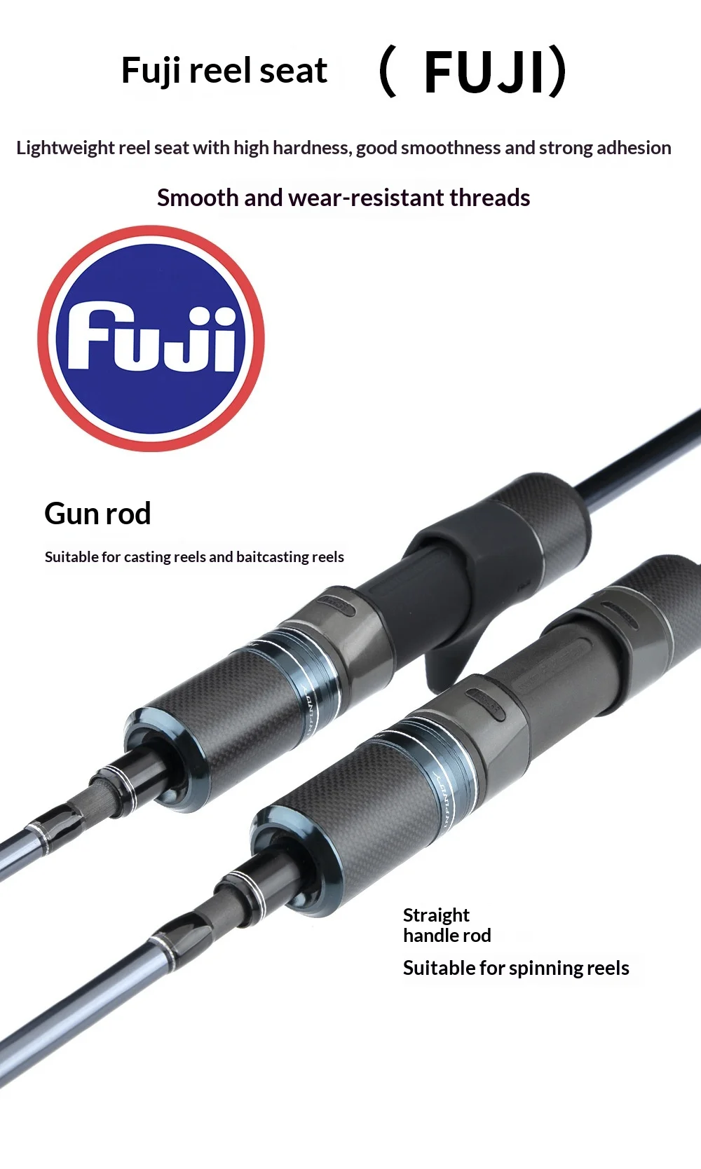 Slow Roll Offshore Boat Fishing Fuji Carbon Fishing Rod - view 12