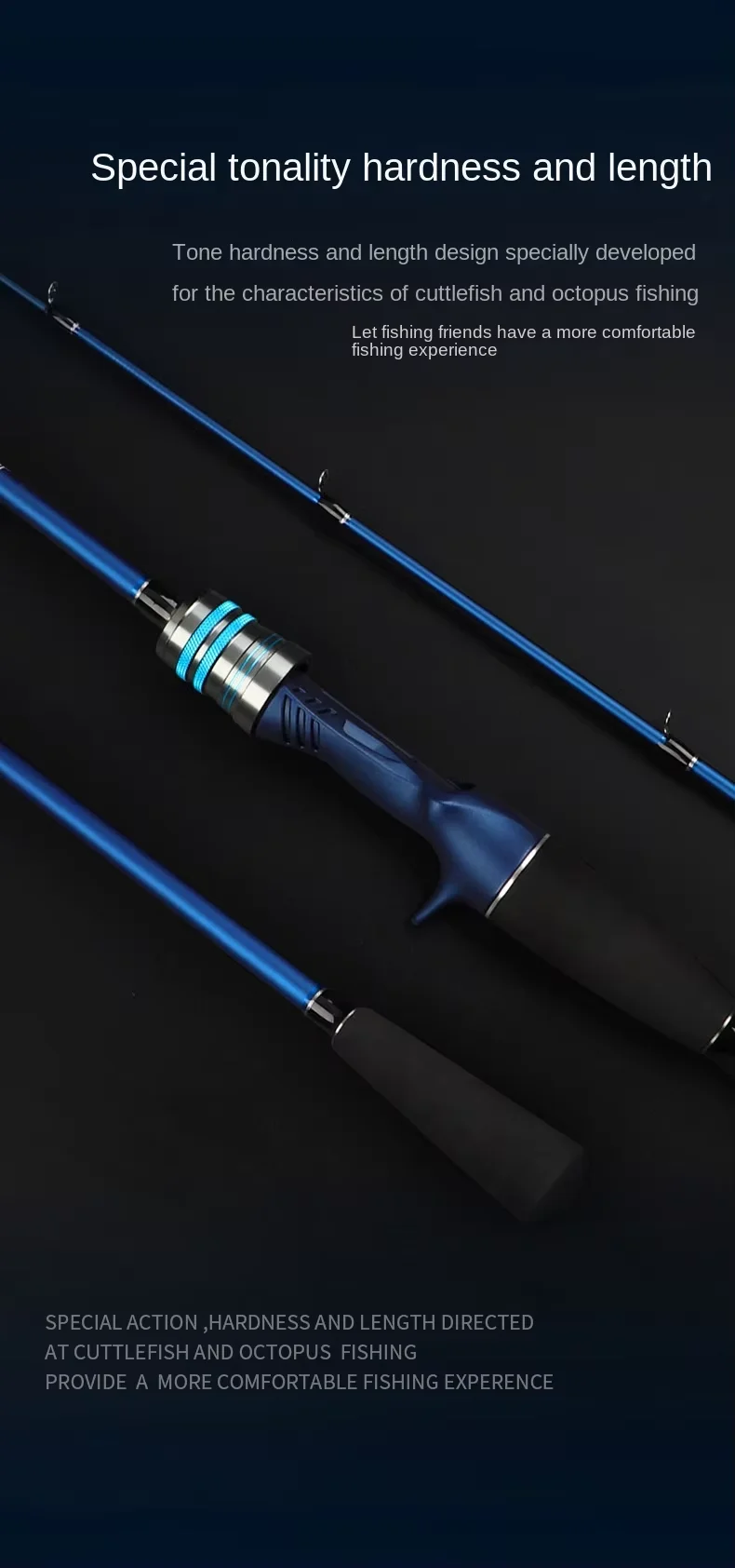 CHEERY Fishing Yuan Carbon Squid Rod CarbonTitanium Alloy Fishing Rod - view 8
