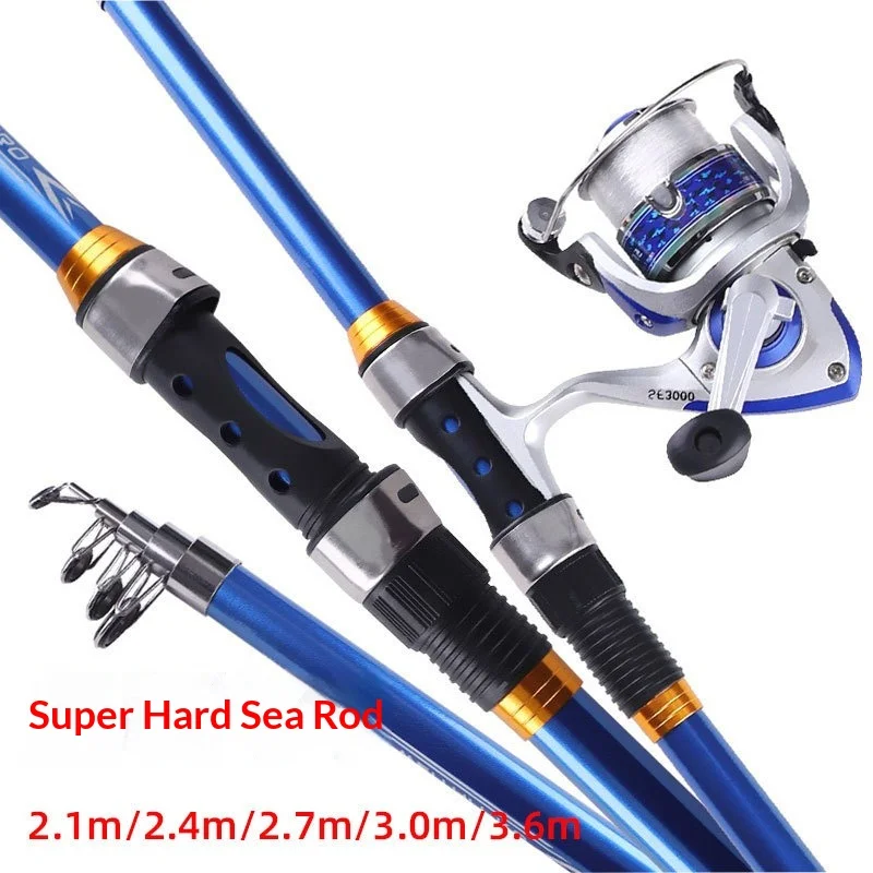 Carbon Sea Fishing Rod Set Super Carbon fishing rod - view 5