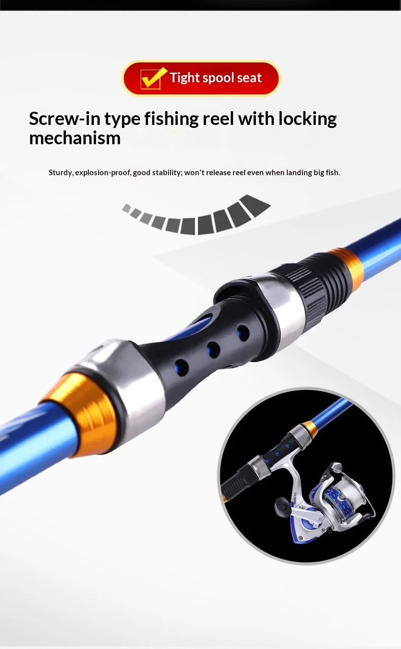 Carbon Sea Fishing Rod Set Super Carbon fishing rod - view 18