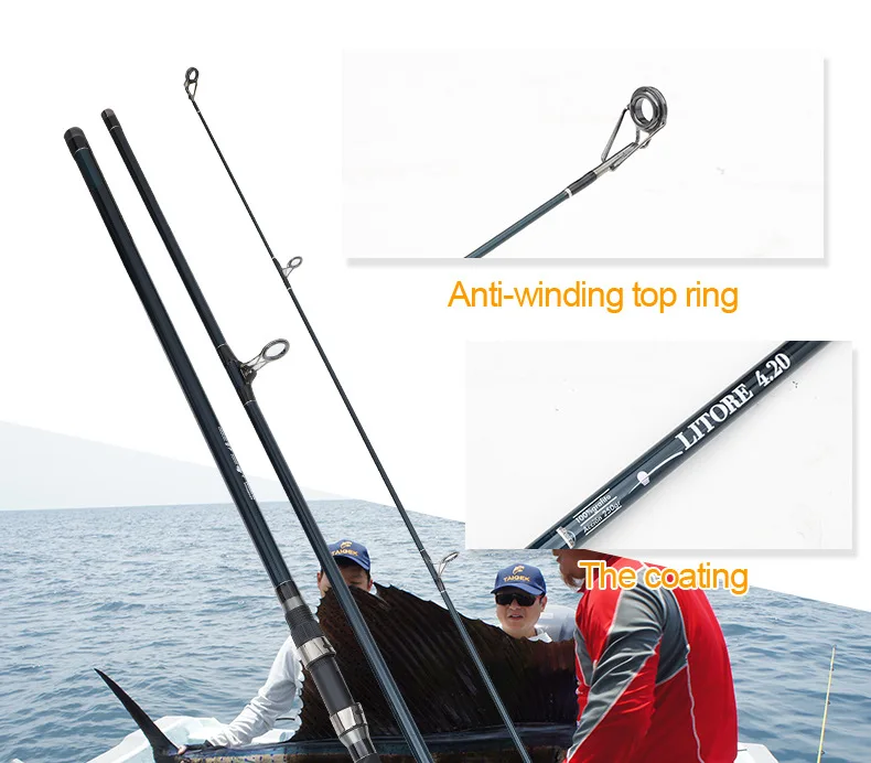 3 9m Three Section Carbon Super Carbon Fishing Rod - view 7
