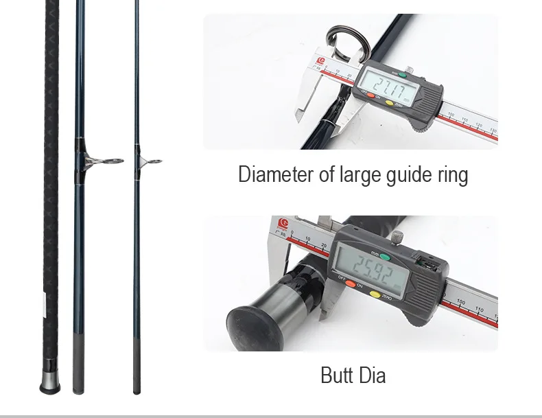 3 9m Three Section Carbon Super Carbon Fishing Rod - view 8