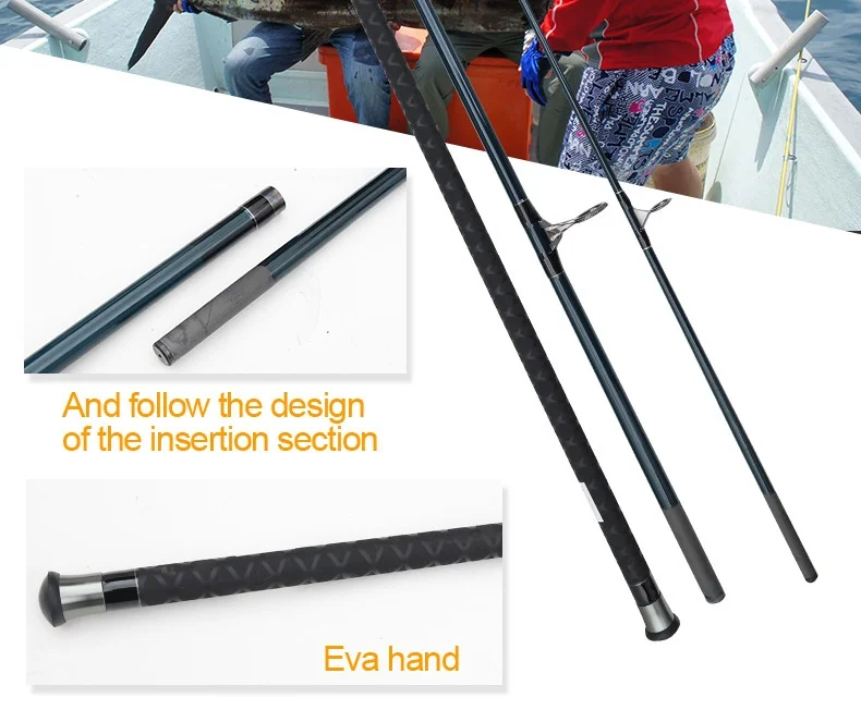 3 9m Three Section Carbon Super Carbon Fishing Rod - view 14