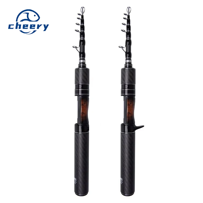 Ultra short Mini Portable Telescopic Carbon Carbon Fishing Rod - view 6