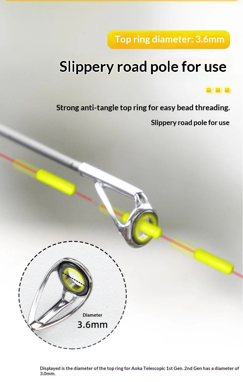 Ultra short Mini Portable Telescopic Carbon Carbon Fishing Rod - view 20