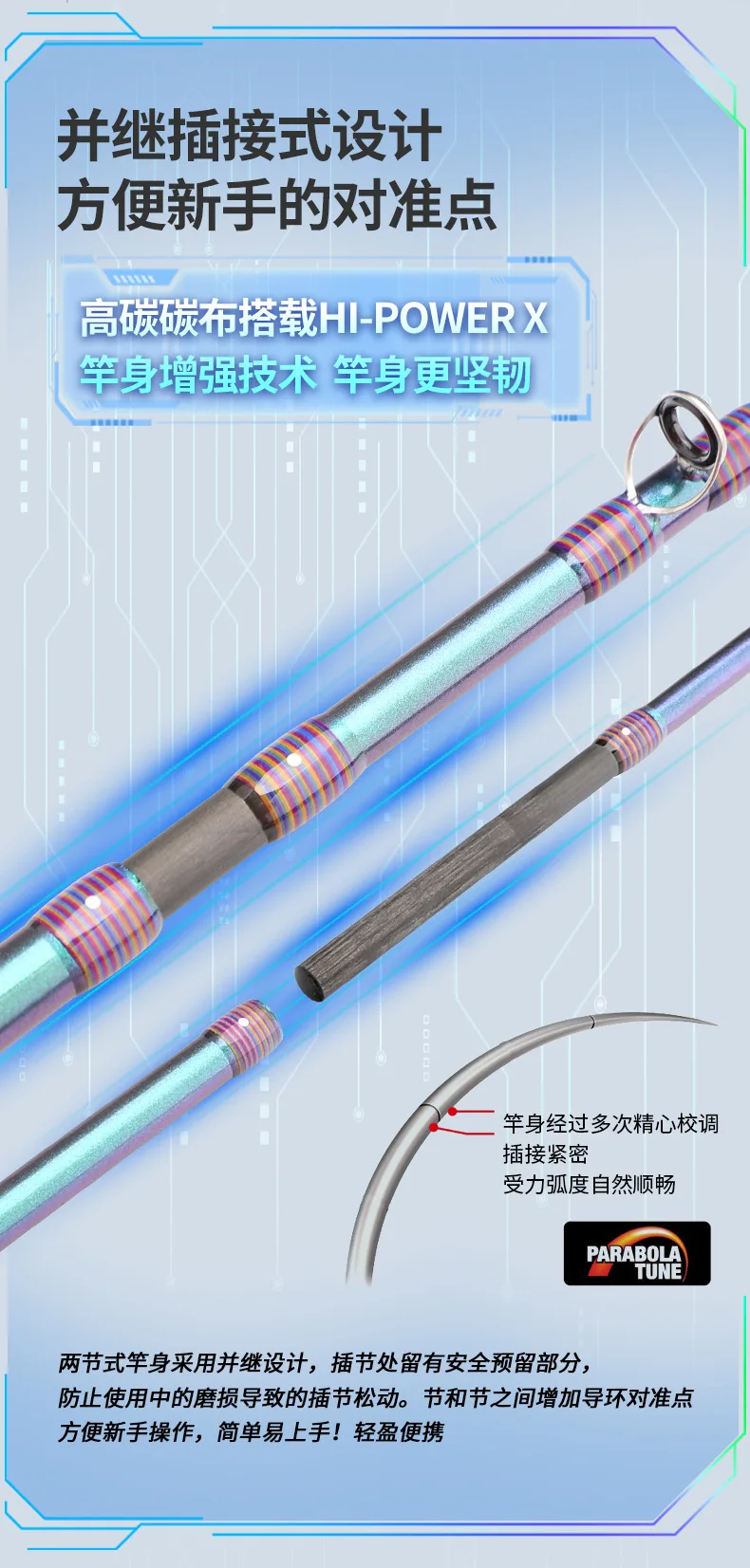 Fuji O Guide Ring Carbon 2 Carbon Fishing Rod - view 22