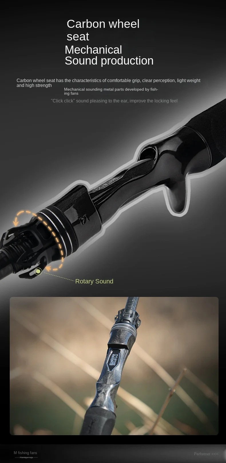 Fishing Fan Player General Use Luya Carbon fishing rod - view 11