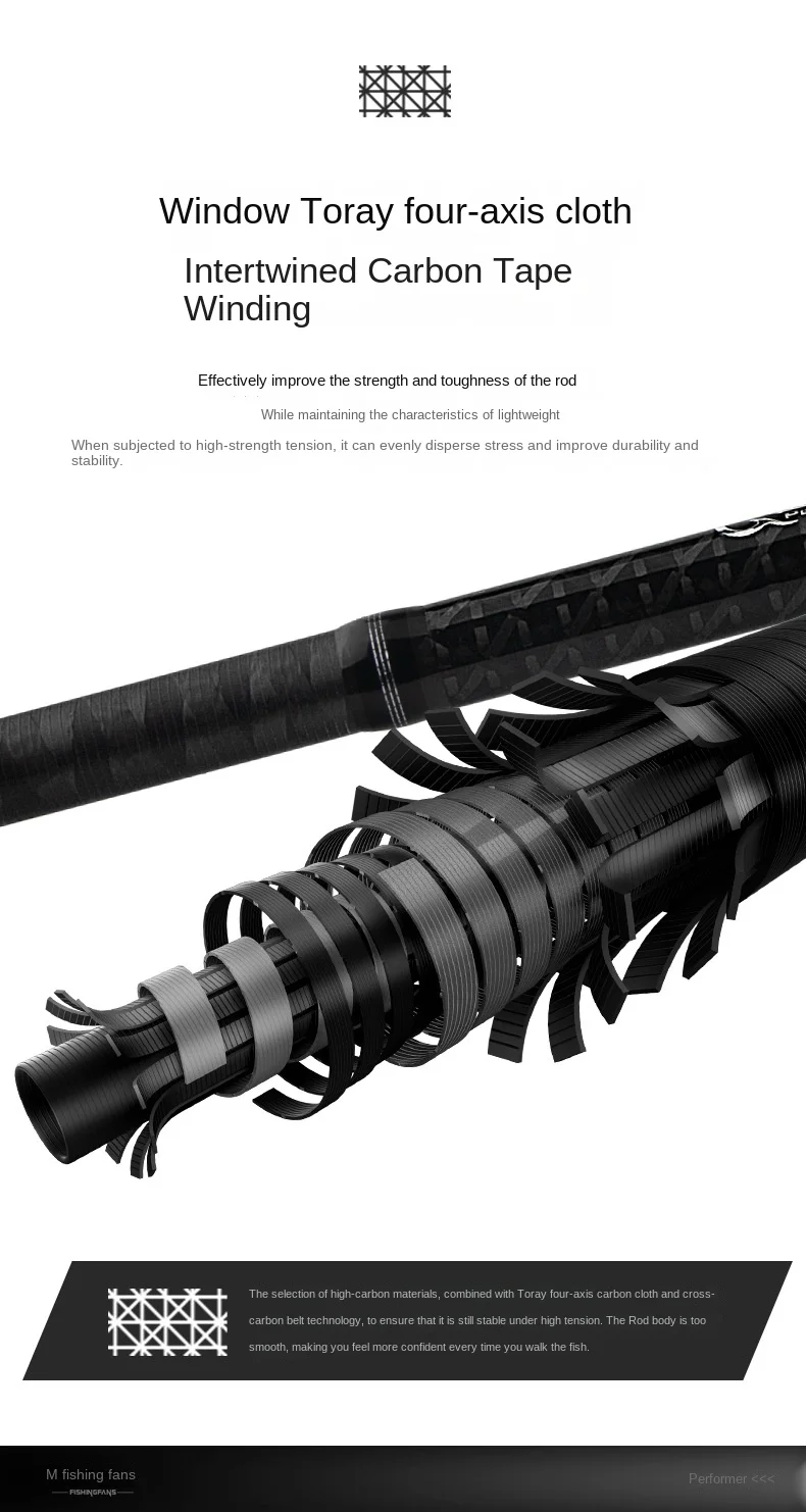 Fishing Fan Player General Use Luya Carbon fishing rod - view 16