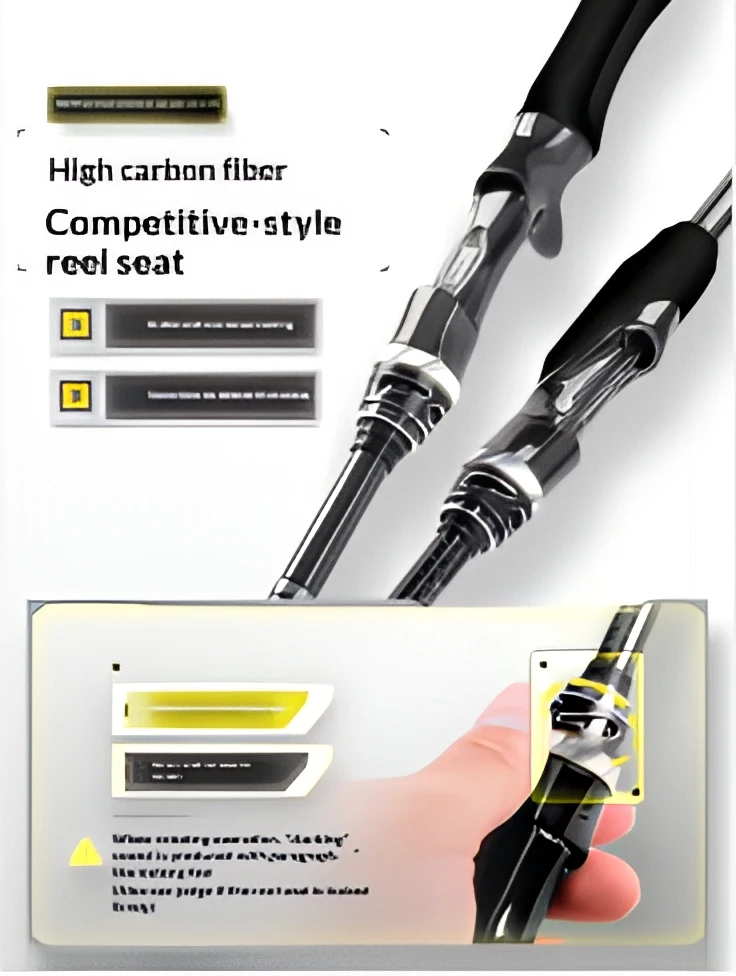 Cheery Fishing Fan Player Universal Lure Carbon Fishing Rod - view 7