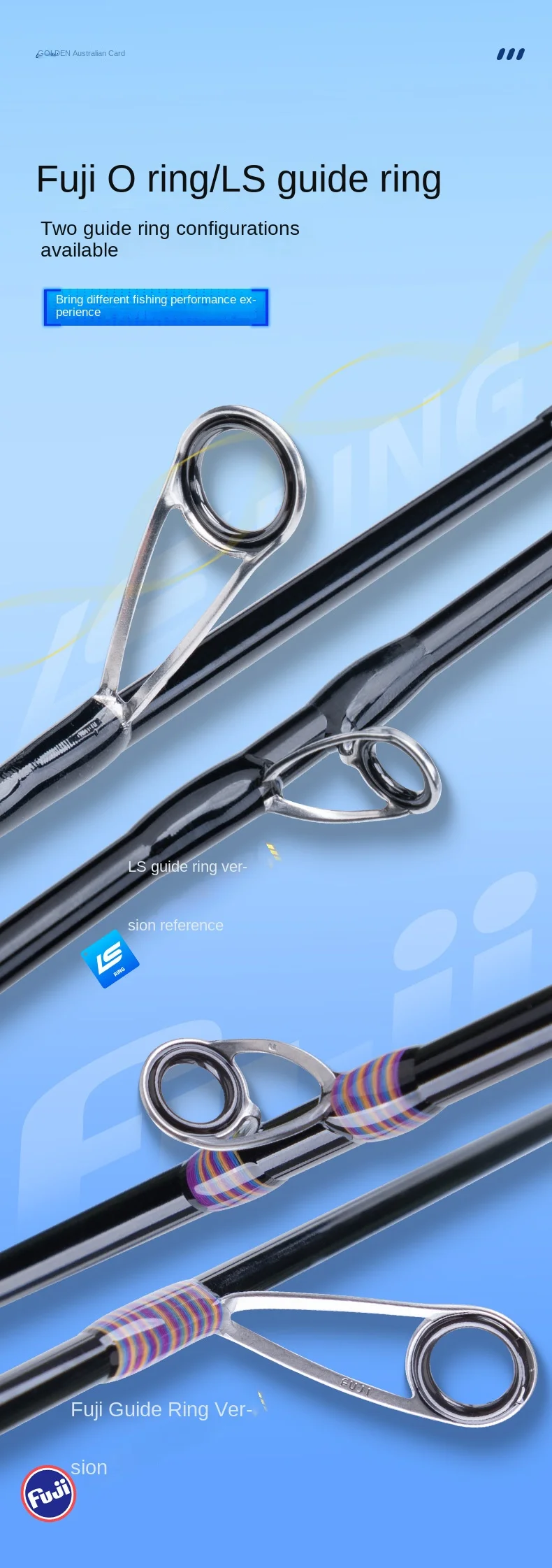 Fishing Fans Gold Edition Australian Carbon Carbon Fishing Rod - view 11